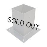 【608】90ミリ角材用ガレージ作成キット　土台金具　単品