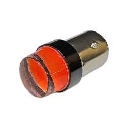 画像1: 【329】汎用S25 フラッシュLEDテール球　レッド光