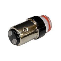 画像2: 【329】汎用S25 フラッシュLEDテール球　レッド光