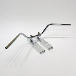 画像1: 【437】　【チェリーバー】 ヴィンテージZ 幅73ｃｍ 高さ13cm メッキ type10