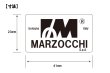 画像3: 【373】　【MARZOCCHI】 細巻きサス用 ステッカーセット