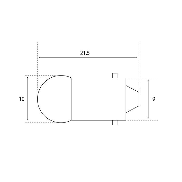 画像4: 【323】汎用LEDバルブ単品 【Ba9s】